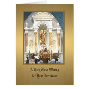 Holy Mass Offering Mount Carmel Kenosha WI Cards