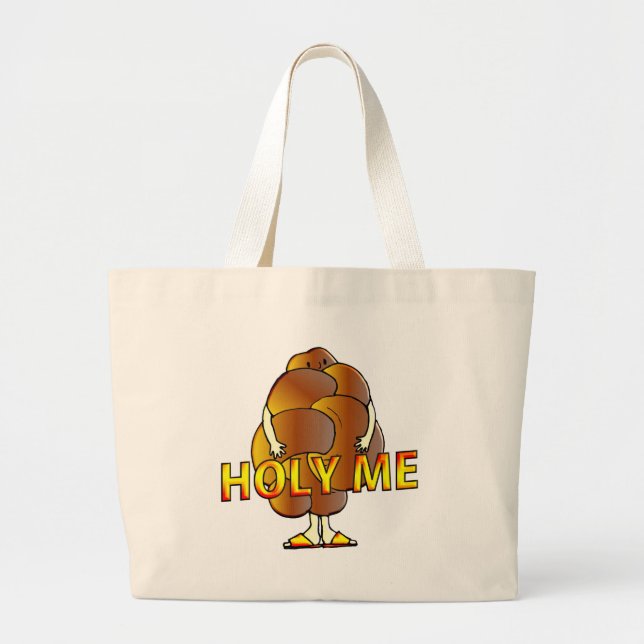 Holy Me Large Tote Bag (Front)