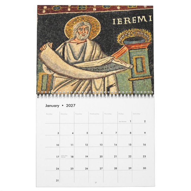 Holy Mosaic Calendar 2012 (Jan 2027)