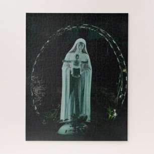 Holy Mother Mary and Baby Jesus Christian Jigsaw Puzzle
