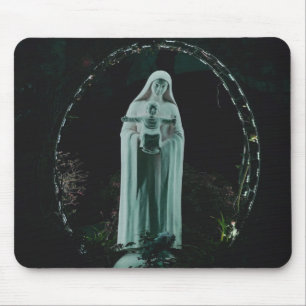 Holy Mother Mary and Baby Jesus Christian Mouse Pad