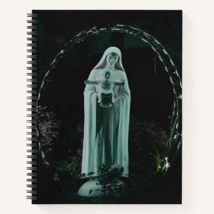 Holy Mother Mary and Baby Jesus Christian Notebook