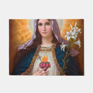 Holy Mother Mary Immaculate heart,St Mary,Catholic Doormat