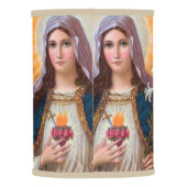 Holy Mother Mary Immaculate heart,St Mary,Catholic Lamp Shade (Back)