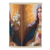 Holy Mother Mary Immaculate heart,St Mary,Catholic Lamp Shade (Right)