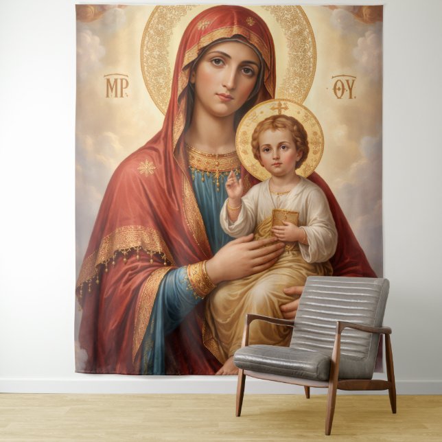 Holy Mother of God Divine Love & Protection´10 Tapestry (In Situ)