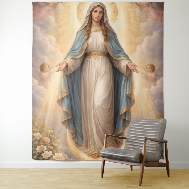Holy Mother of God Divine Love & Protection´11 Tapestry (In Situ)