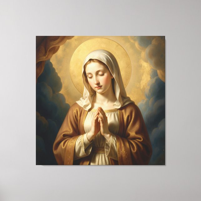 Holy Mother of God - Divine Love & Protection´3 Canvas Print (Front)