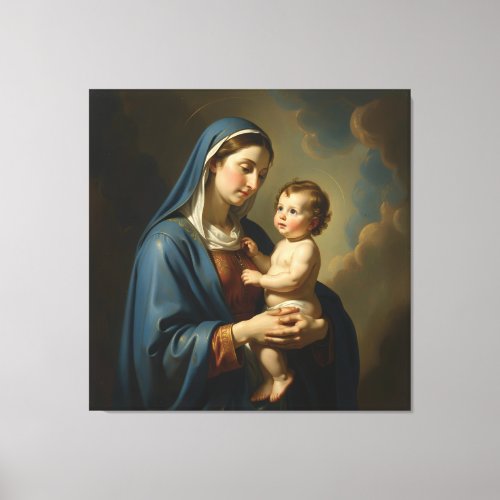 Holy Mother of God – Divine Love & Protection´4 Canvas Print