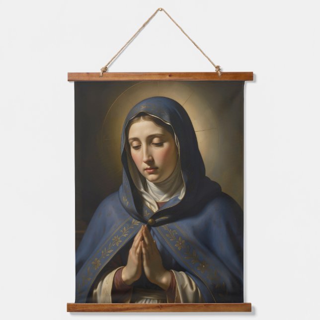 Holy Mother of God - Divine Love & Protection´4 Hanging Tapestry (Front)