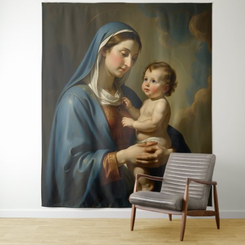 Holy Mother of God – Divine Love & Protection´4 Tapestry
