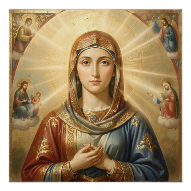 Holy Mother of God - Divine Love & Protection´8 Poster (Front)