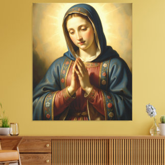 Holy Mother of God – Divine Love & Protection Canvas Print