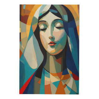 Holy Mother Wood Wall Art