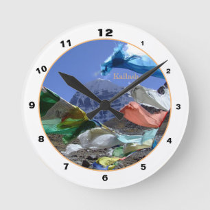 Holy mountain Kailash & Tibet, Buddhism /Himalayas Round Clock