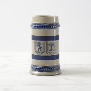 Holy Nation Israel Flag Glass Mug
