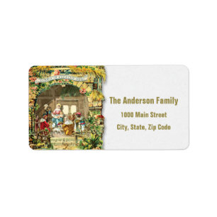 Holy Nativity Scene Address Label