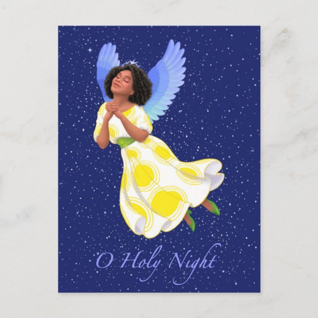 "Holy Night Angel." Postcard (Front)