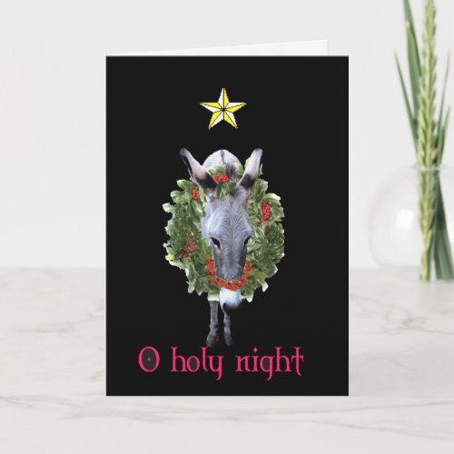 HOLY NIGHT HOLIDAY CARD