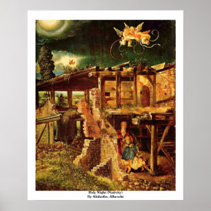 Holy Night (Nativity) By Altdorfer, Albrecht Poster