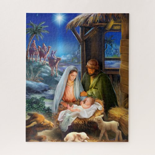 Holy night nativity jigsaw puzzle