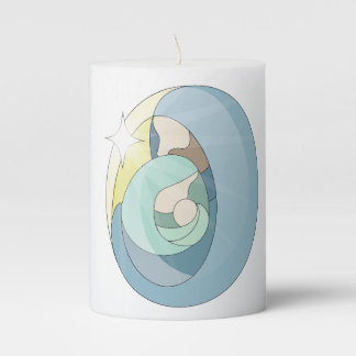 Holy Night Pillar Candle