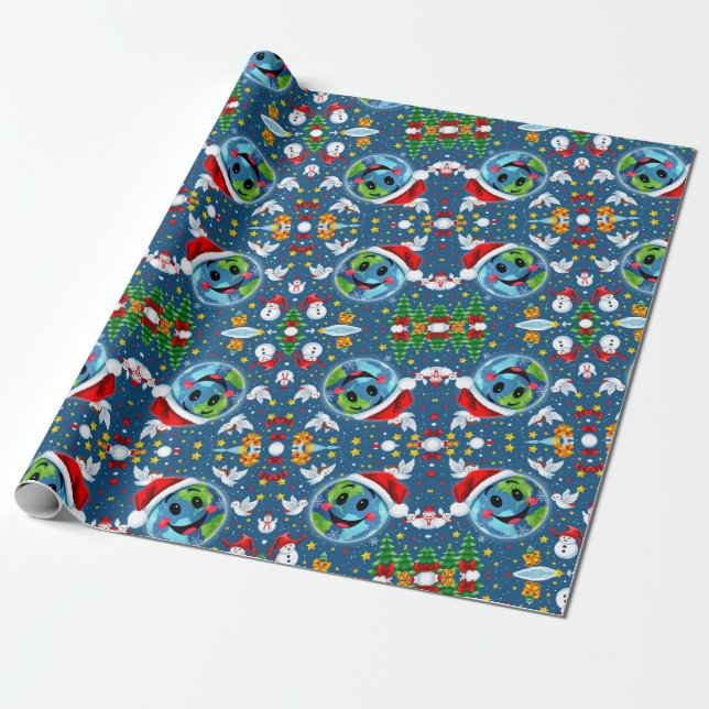 Holy Night Wrapping Paper (Unrolled)