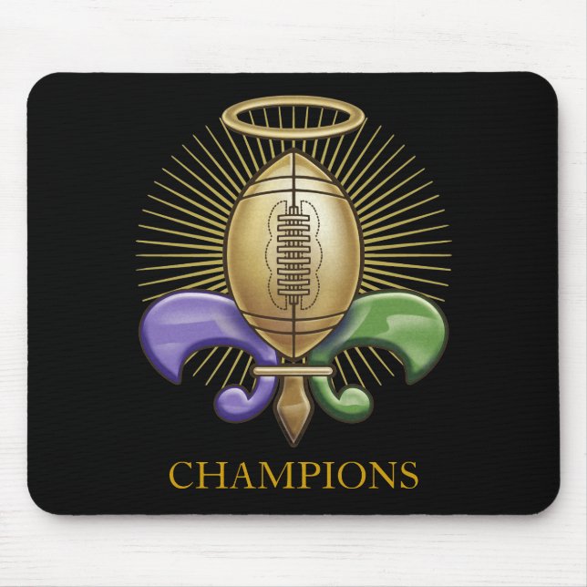 Holy NOLA Trophy (p) Mouse Pad (Front)