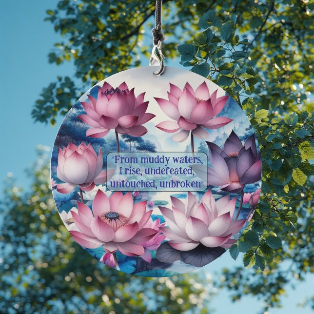 Holy Pink Lotus Pond of Spiritual Birth Awakening  Wind Chime (Holy Pink Lotus Pond of Spiritual Birth Awakening Wind Chime)