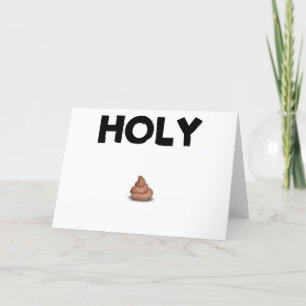 Holy Poo! Card