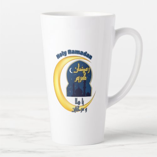 Holy Ramadan T_Shirt Latte Mug