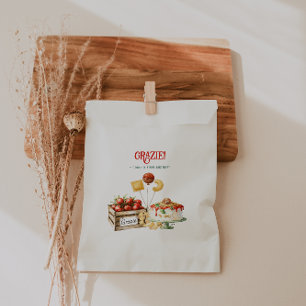 Holy Ravioli Thank You Little Meatball Birthday Favor Bag