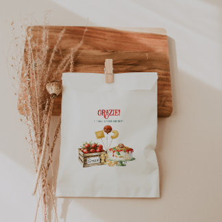 Holy Ravioli Thank You | Little Meatball Birthday Favor Bag