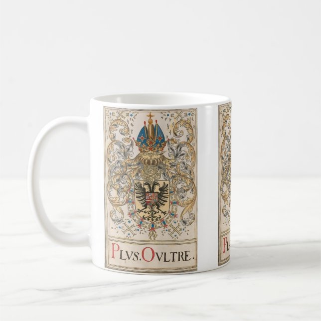Holy Roman emperor Charles V coat of arms Coffee Mug (Left)