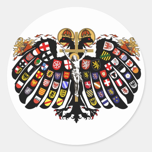 Holy Roman Empire Classic Round Sticker (Front)