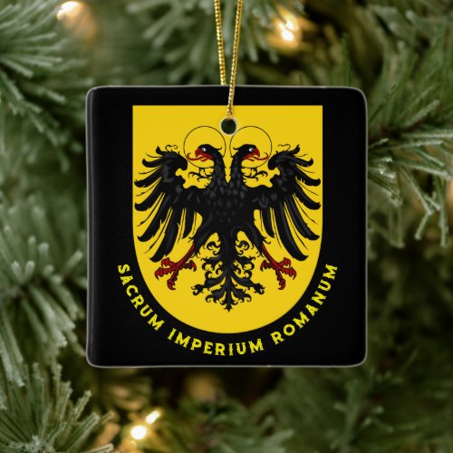 Holy Roman Empire coat of arms Ceramic Ornament