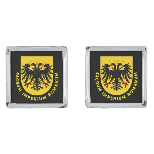 Holy Roman Empire coat of arms Cufflinks (Front)