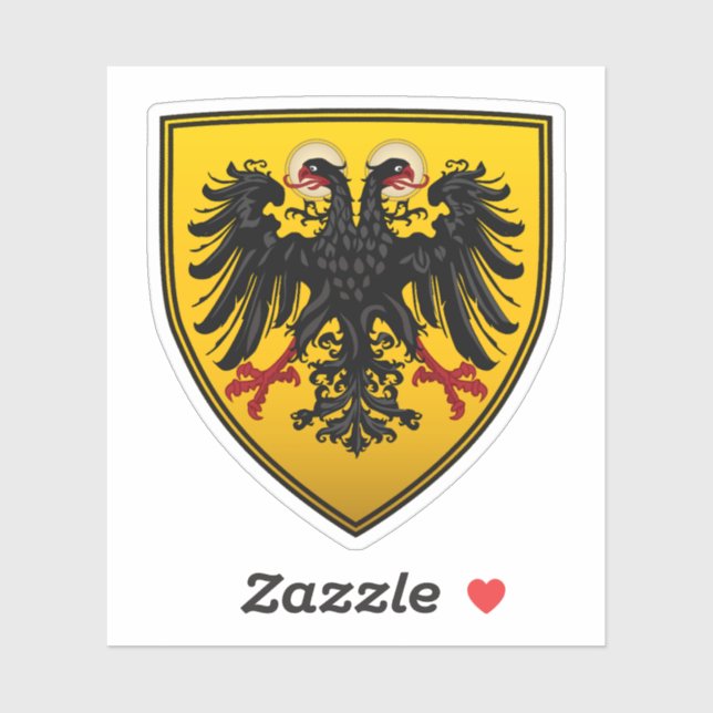 Holy Roman Empire Coat of Arms Sticker (Sheet)