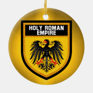 Holy Roman Empire Flag Ceramic Ornament