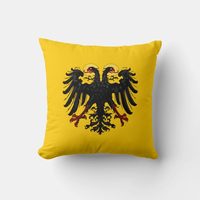 Holy Roman Empire Flag Throw Pillow (Front)