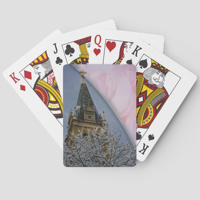 Holy Rose Poker Cards (Back)