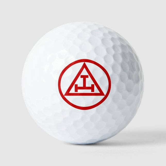 Holy Royal Arch Freemason Masonic  Golf Balls (Front)