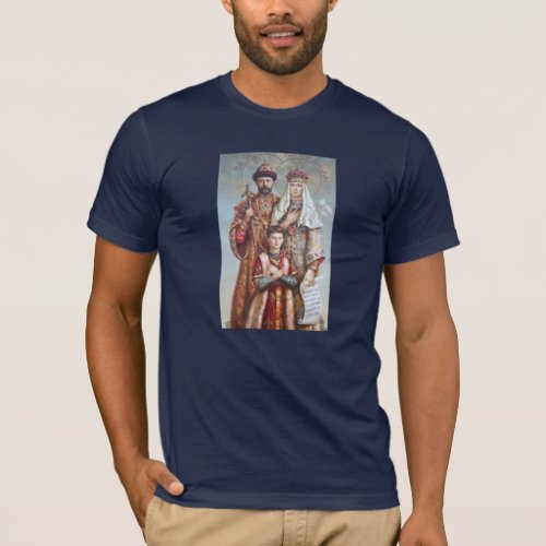 Holy Royal Martyrs Nicholas II Orthodox Saints T_Shirt