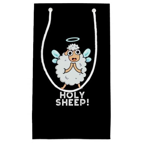 Holy Sheep Funny Animal Pun Dark BG Small Gift Bag