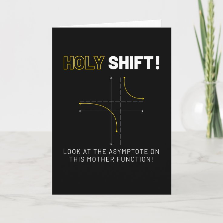 Holy Shift Math Physics Math Card | Zazzle