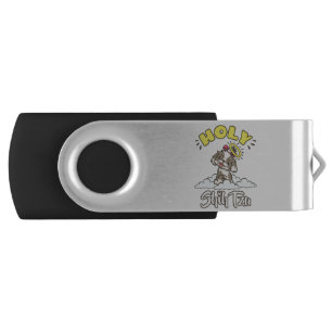 Holy Shih Tzu Dog Lover Owner Halo Flash Drive