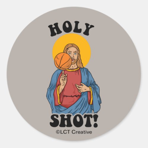 Holy Shot Classic Round Sticker