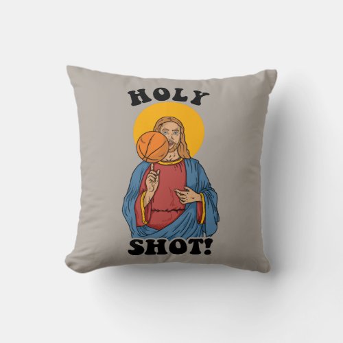 Holy Shot Throw Pillow