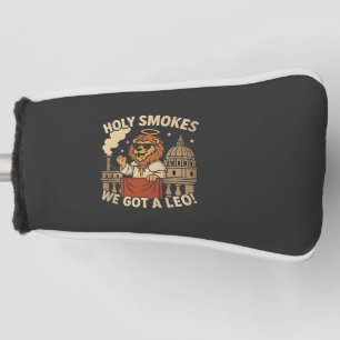 Holy Smoke Pope Leo XIV Christian Church Golf Head Cover