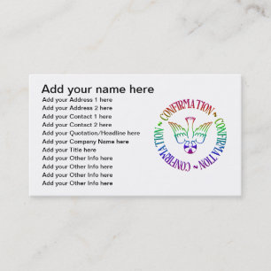 Holy Spirit - Confirmation Business Card